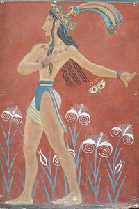 Le Roi De Crète Aux Fleurs De Lys — Yvonne Jean Haffen, Art Deco