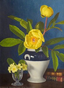 Still Life, Peony and Primrose