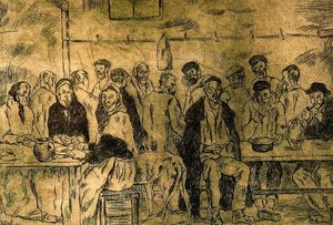 Comedor De Los Pobres — José Gutiérrez Solana, Expressionism