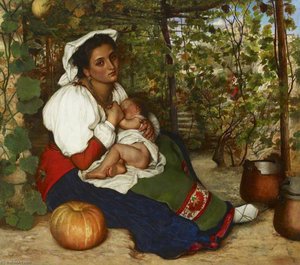 A Woman Of San Germano — Robert Braithwaite Martineau, Romanticism