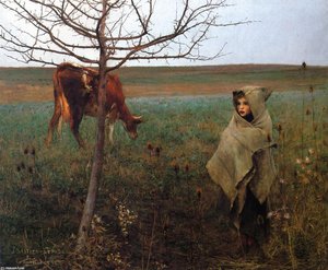 La Pauvre Fauvrette — Jules Bastien-lepage