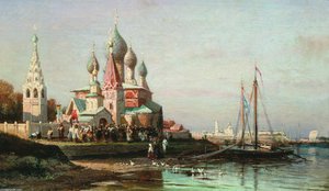 Easter Procession In Yaroslavl — Alexei Petrovich Bogoliubov