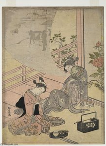 Courtesan Dreaming — Suzuki Harunobu