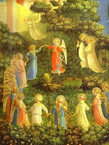 El Juicio Final (detalle 2) — Fra Angelico, Renacimiento