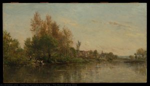 The Banks Of The Oise — Charles-françois Daubigny, Impressionism