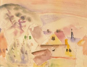 Housetops, Seashore — Charles Demuth
