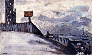 Montmartre, Construction Site — Auguste Chabaud