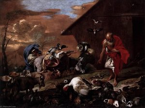 In Front Of Noah's Ark — Giovanni Benedetto Castiglione