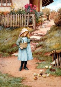 Feeding The Chicks — Charles Edward Wilson