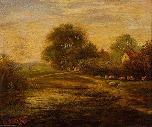 Landscape with Sheep