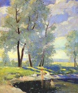 Bathing — Konstantin Yuon