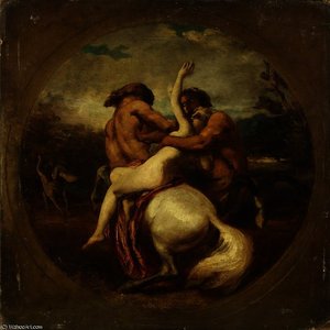 Centaurs And Nymphs — William Etty