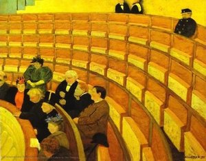 The Third Gallery At The Theatre — Félix Vallotton, Fin De Siècle