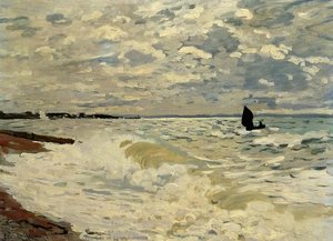 The Sea At Saint-adresse — Claude Monet, Impressionist Movement