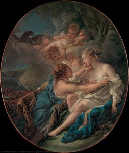 Jupiter, In The Guise Of Diana, And Callisto — François Boucher, Rococo