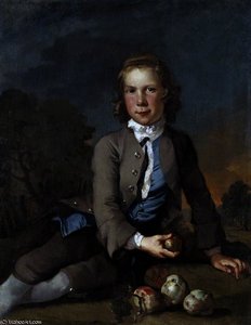 A Boy With Apples — Richard Wilson