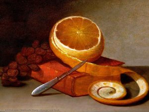 Orange and Book