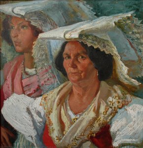 Portrait of a (Pacchiana) woman from Minturno