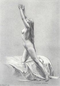 Étude De Nu — Carlos Schwabe