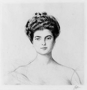 Bust Of A Young Woman — Paul César Helleu