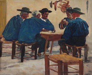 The Card Players — Erich Wolfsfeld