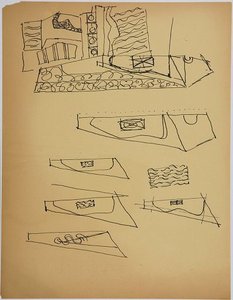 Study For ''ursine Park'' — Stuart Davis, Modernism