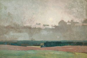 Moonlit Landscape — Walter Dexter