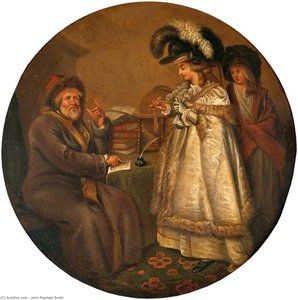 A Man Telling A Lady's Fortune — John Raphael Smith
