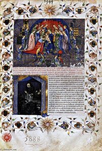 Eulogy For Giangaleazzo Visconti — Michelino Molinari Da Besozzo, Gothic Style