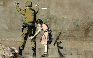 Soldier Stop And Sea — Banksy