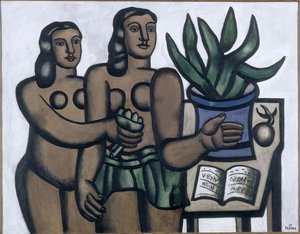 The Two Women In Blue Vase — Fernand Léger, Cubist Modernity