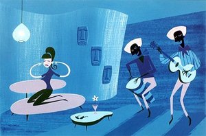 Blue Serenade — Josh Agle (shag)