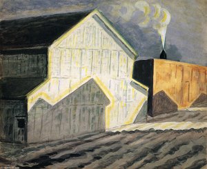Noon Whistle In January — Charles Burchfield