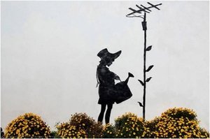 Flower Aerial — Banksy
