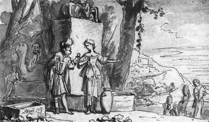 Eliezer And Rebecca — Саломон Де Брей