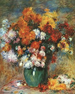 Expectation, Mixed Media With Silver And Gol — Pierre-auguste Renoir, Impressionism