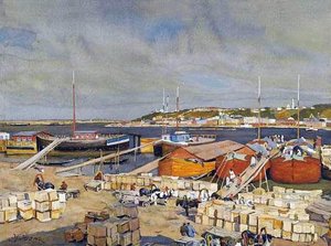 On The Volga — Konstantin Yuon