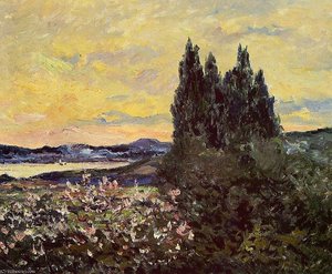 The Bay Of Saint-tropez, Evening — Maxime Emile Louis Maufra