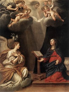 The Annunciation — Albani Francesco (l'albane), Baroque