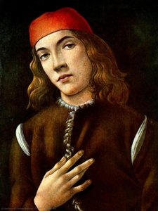 Porträt Eines Jungen Mannes — Sandro Botticelli