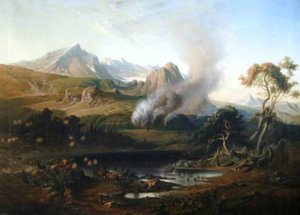 The Forest On Fire — Frederick Lee Bridell