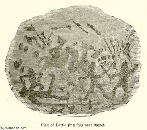 Field Of Battle Near Barnet — John Leech