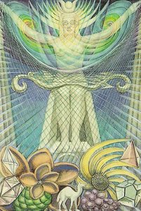 Atu Ii - The High Priestess - Thoth Tarot - Aleister Crowley — Marguerite Frieda Harris