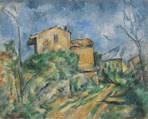 Maison Maria With A View Of Château Noir — Paul Cézanne, Impressionism