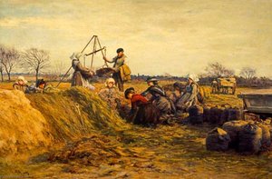Field Working In Spring — William Darling Mckay, Victorian Realism