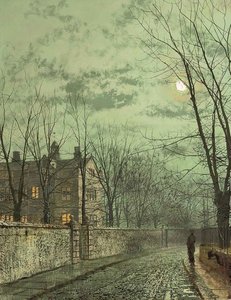 Under The Moonbeams — John Atkinson Grimshaw