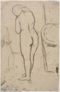 Drawing for Standing Nude