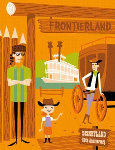 Disneyland Frontier Land — Josh Agle (shag), Pop Surealism