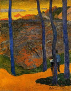 Blue Trees — Eugène Henri Paul Gauguin, Post-impressionism