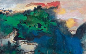 SPRING DAWNS UPON THE COLOURFUL HILLS